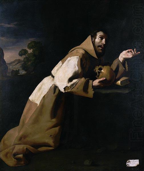 Saint Francis in Meditation, Francisco de Zurbaran